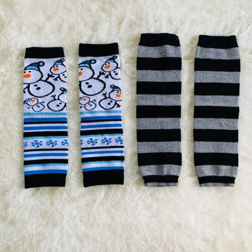 Baby Leg Warmers 2-pack Knee Protectors for Crawling Babies